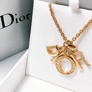 クリスチャンディオール(Christian Dior)の【美品】ディオール dior CD ネックレス ゴールド レディース ON86(ネックレス)