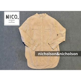 nicolson&nicolson - NICO. nicholson&nicholson 38 ストライプシャツ