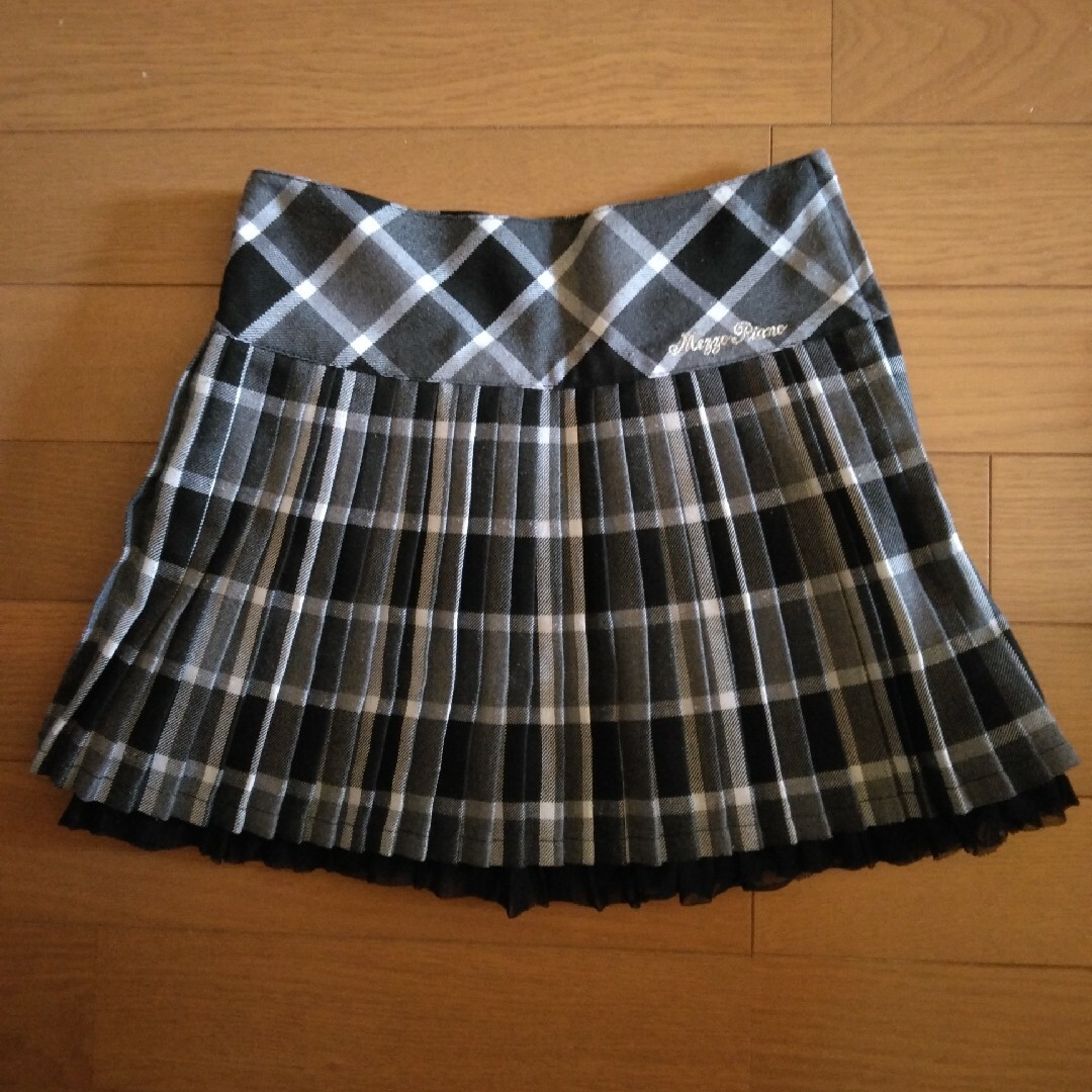 mezzo piano(メゾピアノ)の[美品] mezzo piano プリーツスカート 120㎝ キッズ/ベビー/マタニティのキッズ服女の子用(90cm~)(スカート)の商品写真