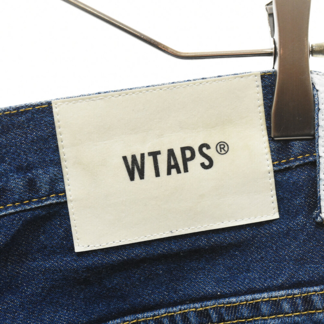 W)taps(ダブルタップス)のWTAPS ダブルタップス 22AW BLUES BAGGY TROUSERS DENIM INDIGO バギートラウザーズ デニムパンツ インディゴ 222WVDT-PTM04 メンズのパンツ(デニム/ジーンズ)の商品写真