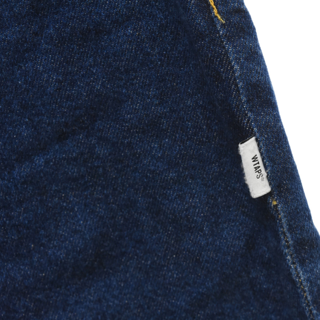 W)taps(ダブルタップス)のWTAPS ダブルタップス 22AW BLUES BAGGY TROUSERS DENIM INDIGO バギートラウザーズ デニムパンツ インディゴ 222WVDT-PTM04 メンズのパンツ(デニム/ジーンズ)の商品写真