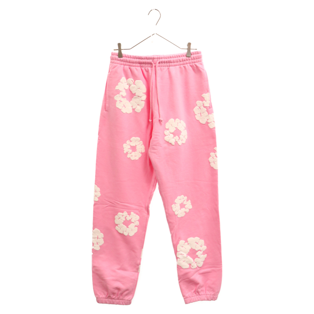 DENIM TEARS デニムティアーズ 23AW FLOWER PRINT SWEAT PANTS フラワープリント スウェットパンツ ピンク メンズのパンツ(その他)の商品写真