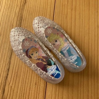 アナと雪の女王　アナ　エルサ　ガラスの靴　14cm(サンダル)