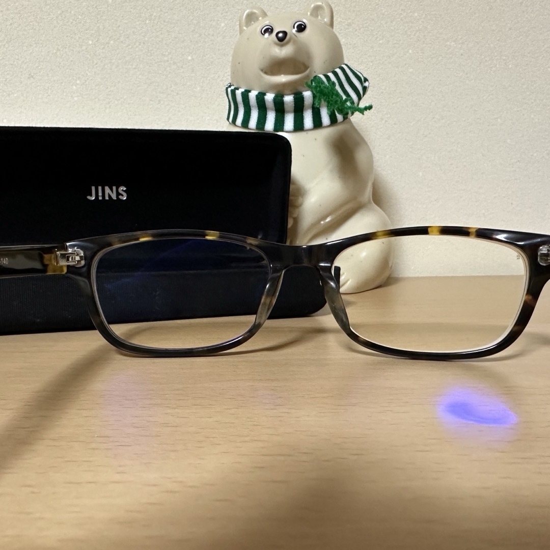 JINS(ジンズ)のJINSの鼈甲柄風眼鏡 レディースのファッション小物(サングラス/メガネ)の商品写真