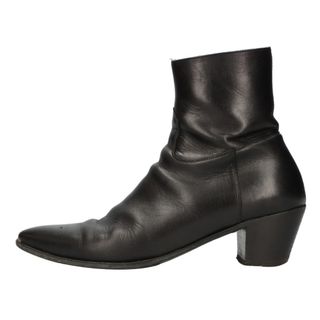 セリーヌ(celine)のCELINE セリーヌ JACNO BOOTS ジャクノ サイドジップショートブーツ ブラック(ブーツ)