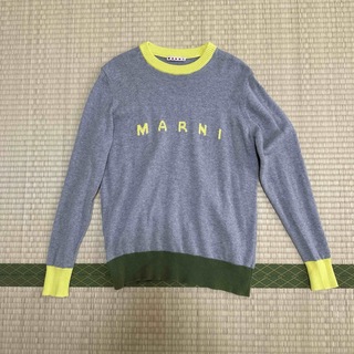 マルニ(Marni)のMARNI（マルニ）Kids & Junior ブランドロゴ長袖ニットセーター(ニット/セーター)