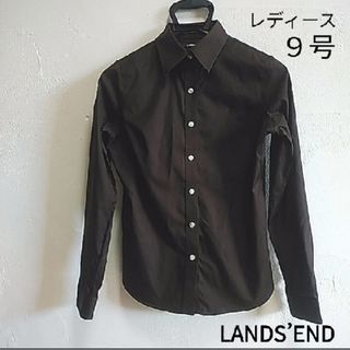 ランズエンド(LANDS’END)のLANDS’END　ランズエンド　ブラウス　シャツ　９号(シャツ/ブラウス(長袖/七分))