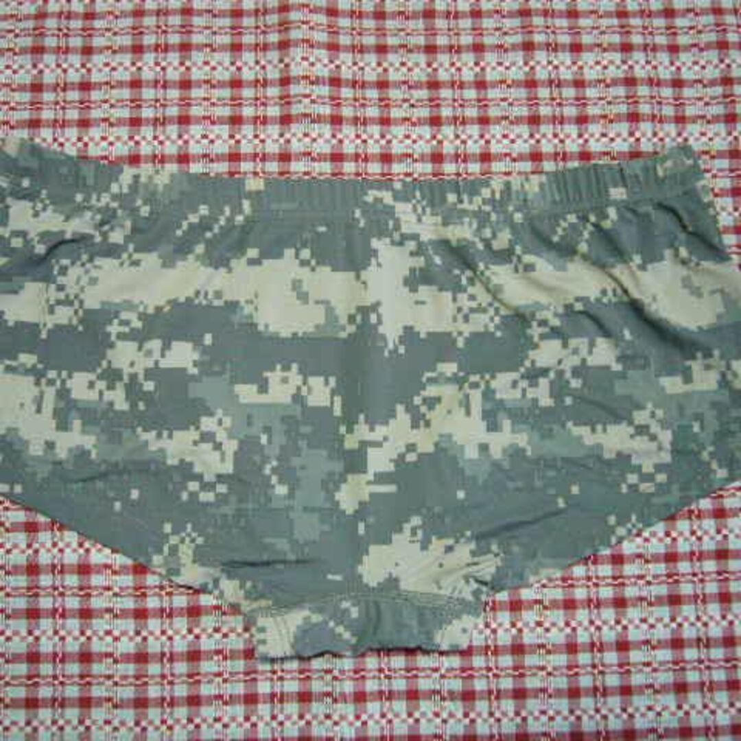 ローライズボクサーショーツ とろけるパンツ Mサイズ デジタル迷彩 陸軍色 レディースの下着/アンダーウェア(ショーツ)の商品写真