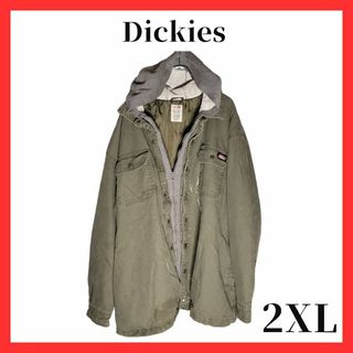 Dickies - ディッキーズ　ビンテージ　フード付き　ジャケット2XL