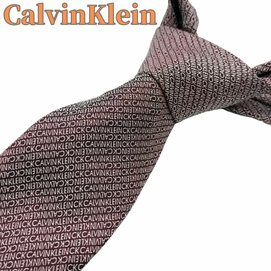 Calvin Klein(カルバンクライン)のカルバンクライン　CalvinKlein　ロゴ　ネクタイ　メンズ メンズのファッション小物(ネクタイ)の商品写真