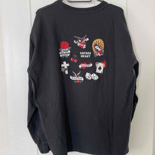 バックナンバー(BACK NUMBER)の刺繍ロンT XLサイズ(Tシャツ/カットソー(七分/長袖))