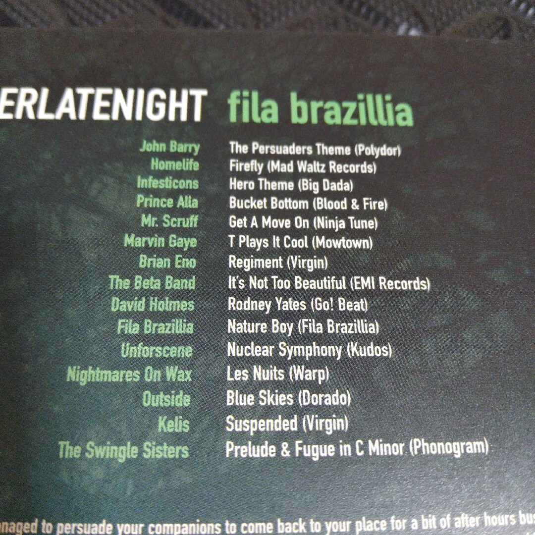 AnotherLateNight: fila brazillia エンタメ/ホビーのCD(ポップス/ロック(洋楽))の商品写真