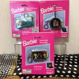 マテル(MATTEL)のBarbie Keychain  バービー　キーチェーン　３種類(ぬいぐるみ/人形)