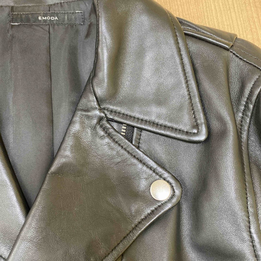 EMODA(エモダ)のEMODA ライダース レディースのジャケット/アウター(ライダースジャケット)の商品写真