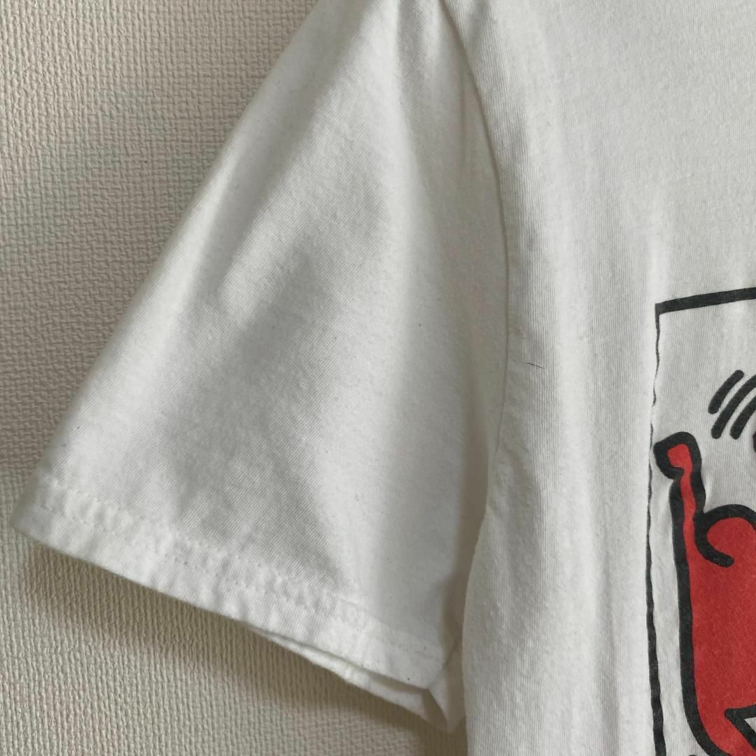 KEITH HARING(キースヘリング)のアメリカ古着　キースヘリング　半袖　Tシャツ　プリント　ヴィンテージ　P192 メンズのトップス(Tシャツ/カットソー(半袖/袖なし))の商品写真