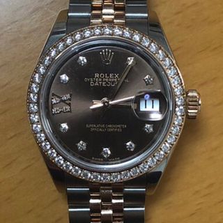 ロレックス(ROLEX)のロレックス　デイトジャスト　ダイヤ　コンビ(腕時計)