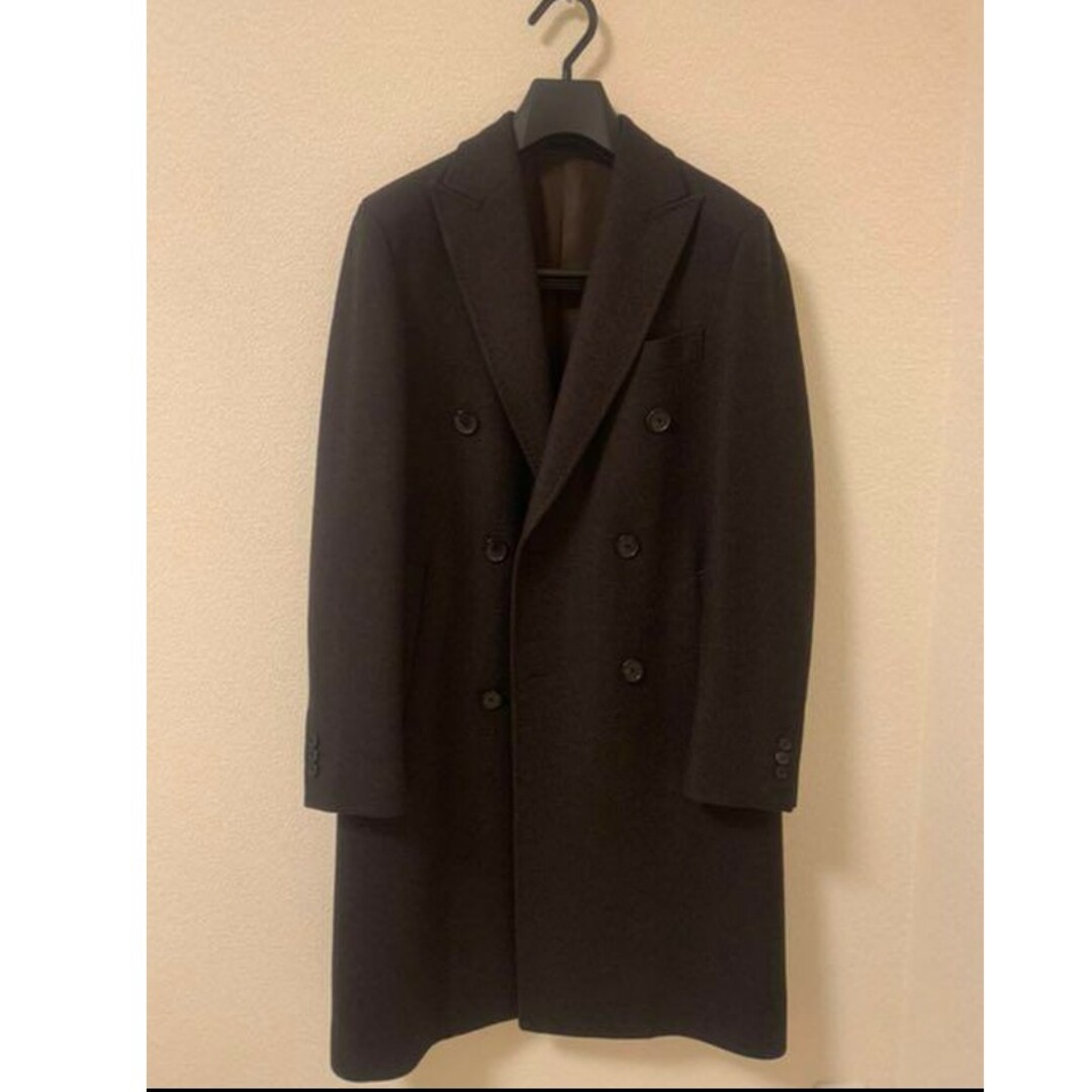 ◇新品◇EDIFICE LOROPIANA ダブルブレスト チェスターコート