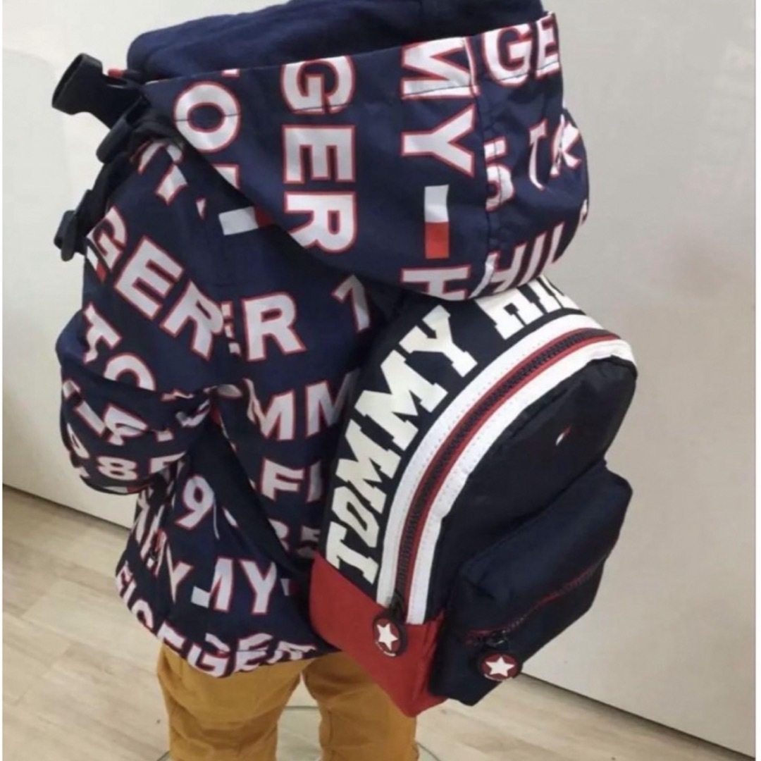 TOMMY HILFIGER(トミーヒルフィガー)のTOMMY HILFIGER フードジャンパーコート　ナイロンジャケット キッズ/ベビー/マタニティのキッズ服男の子用(90cm~)(ジャケット/上着)の商品写真