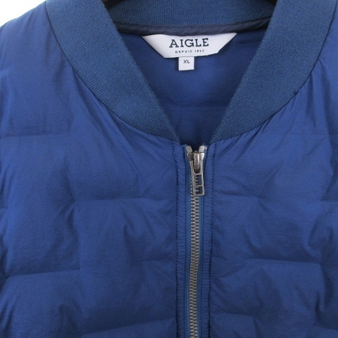 AIGLE(エーグル)のエーグル ラ ドゥリ パデッドジャケット 中綿 ZBH088J 青 XL メンズのジャケット/アウター(ブルゾン)の商品写真