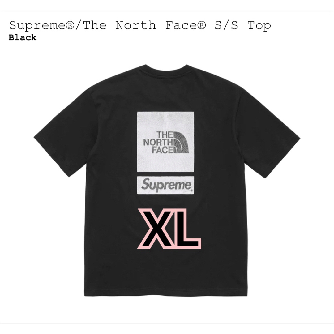 Supreme The North Face S/S Top 黒 L 送料無料トップス
