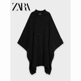 ザラ(ZARA)のZARA STEVEN MEISEL 100％ウールポンチョコート(ポンチョ)