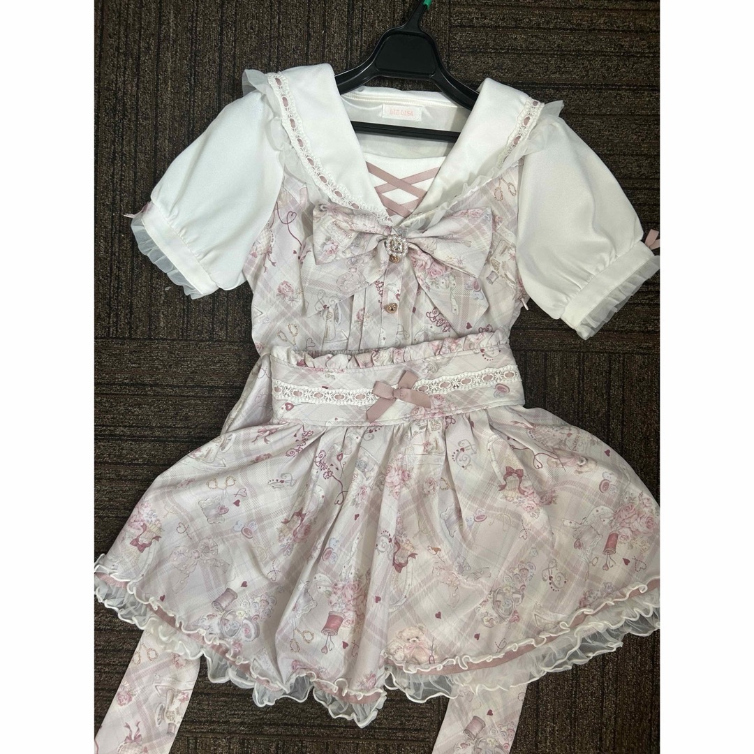 LIZ LISA - LIZLISA Sewing Bear柄セットアップの通販 by LIZ LISA - LIZLISA Sewing Bear柄セットアップの通販 by