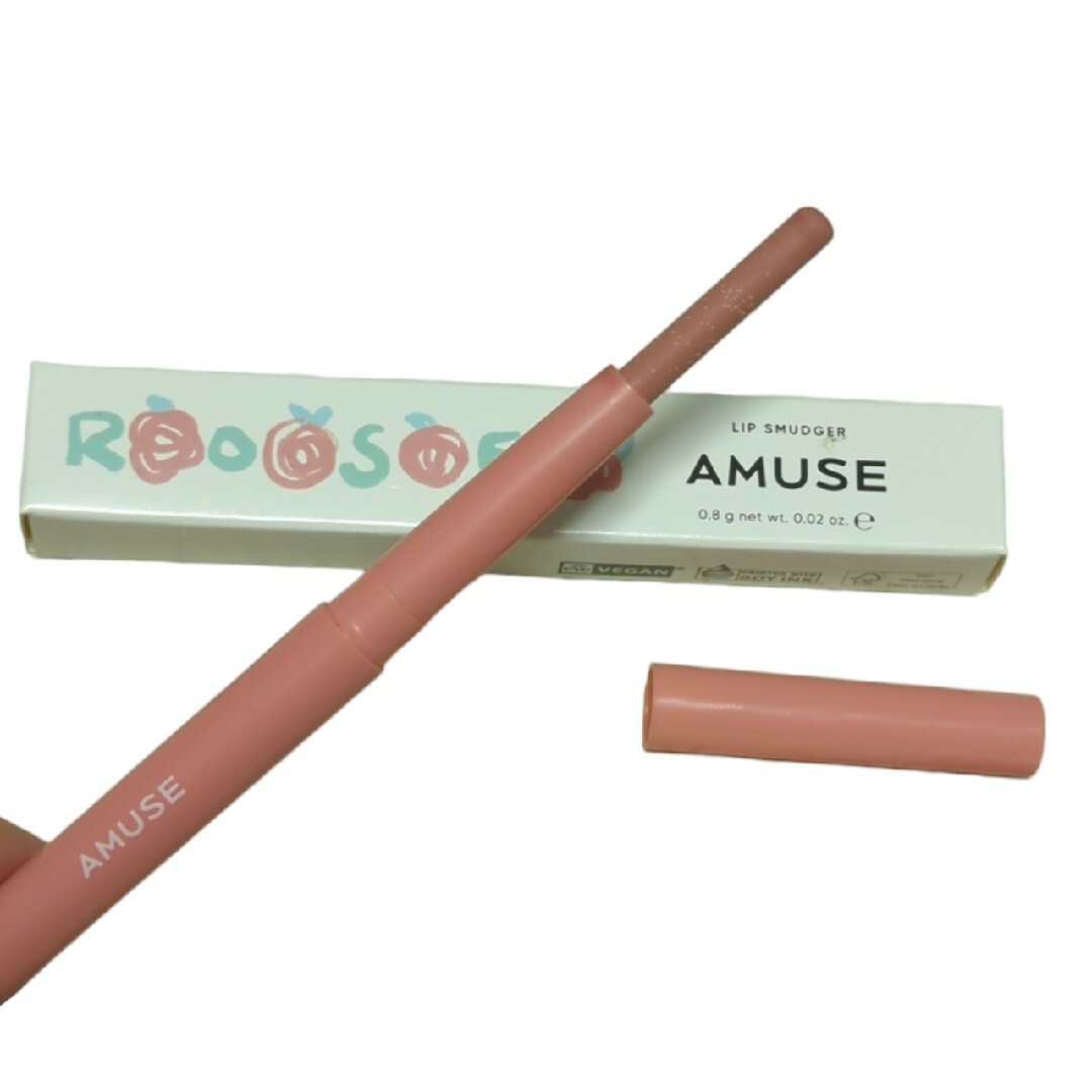 AMUSE LIP SMUDGER ROSE コスメ/美容のベースメイク/化粧品(リップライナー)の商品写真