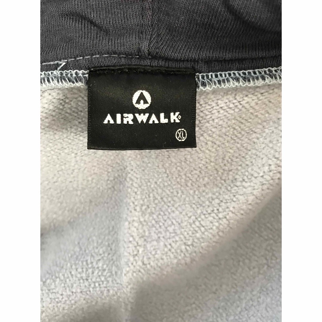 AIRWALK(エアウォーク)のAIR WALK パーカー XL ブルーグレー ヴィンテージスウェット メンズのトップス(パーカー)の商品写真