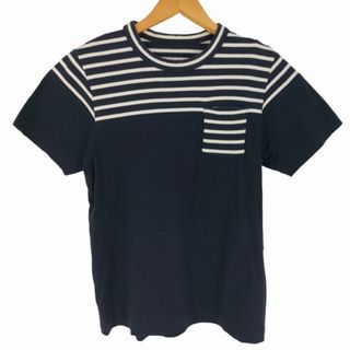 サカイ(sacai)のSacai(サカイ) 14SS コットンポケット ボーダー クルーネックTシャツ(Tシャツ/カットソー(半袖/袖なし))