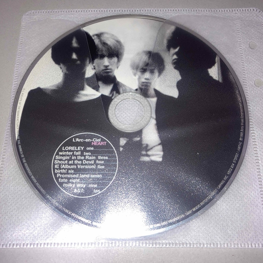 L'Arc〜en〜Ciel CD2枚 HEART REAL ラルクアンシエル エンタメ/ホビーのCD(ポップス/ロック(邦楽))の商品写真