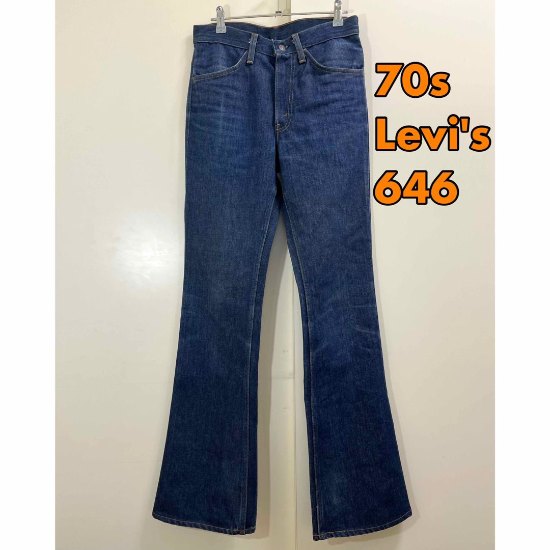 Levi's(リーバイス)の70's LEVI'S 646 フレアデニム メンズのパンツ(デニム/ジーンズ)の商品写真