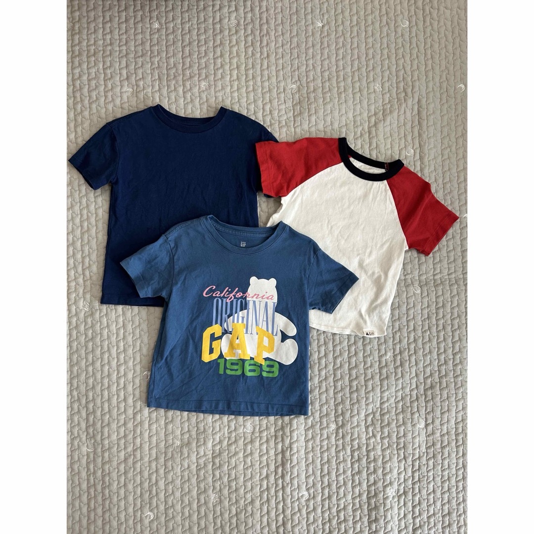 babyGAP(ベビーギャップ)のGAP Tシャツ 3枚セット  キッズ/ベビー/マタニティのキッズ服男の子用(90cm~)(Tシャツ/カットソー)の商品写真