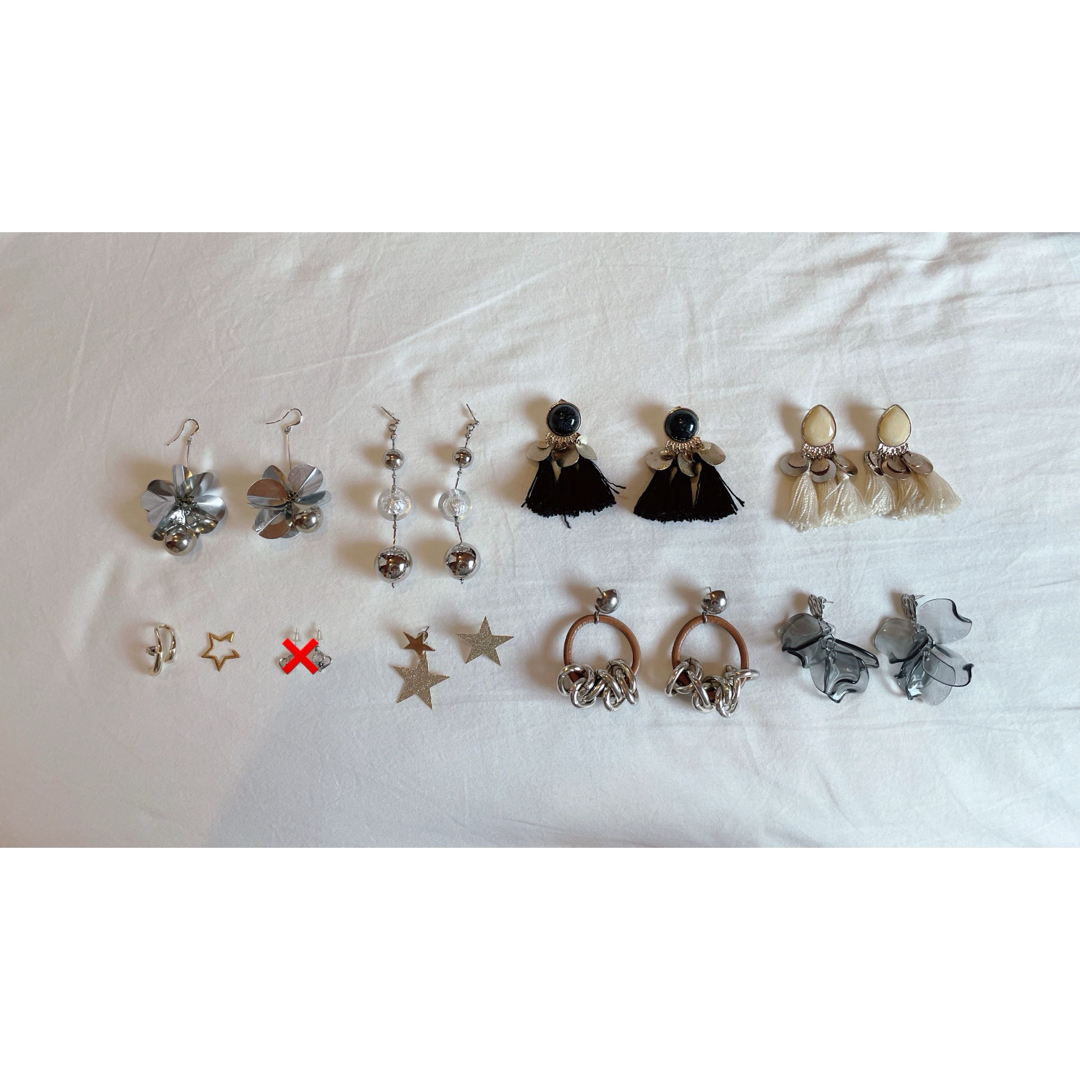 Ane Mone(アネモネ)の【美品•中古品】9点セット　ピアス　イヤーカフ　まとめ売り レディースのアクセサリー(ピアス)の商品写真