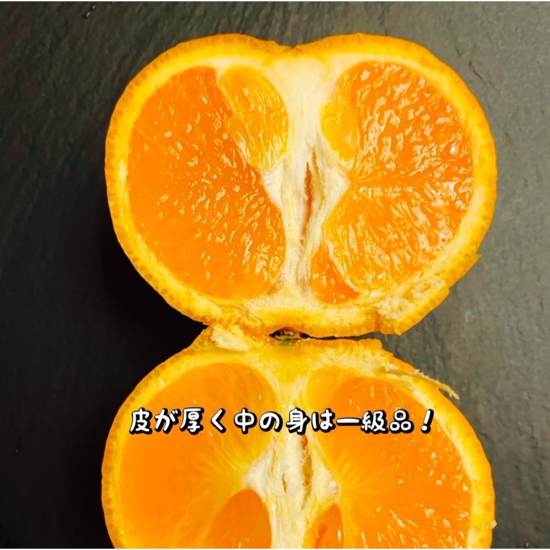 有田みかん(アリダミカン)の清見オレンジ　2キロ　傷あり　サイズ混合 食品/飲料/酒の食品(フルーツ)の商品写真