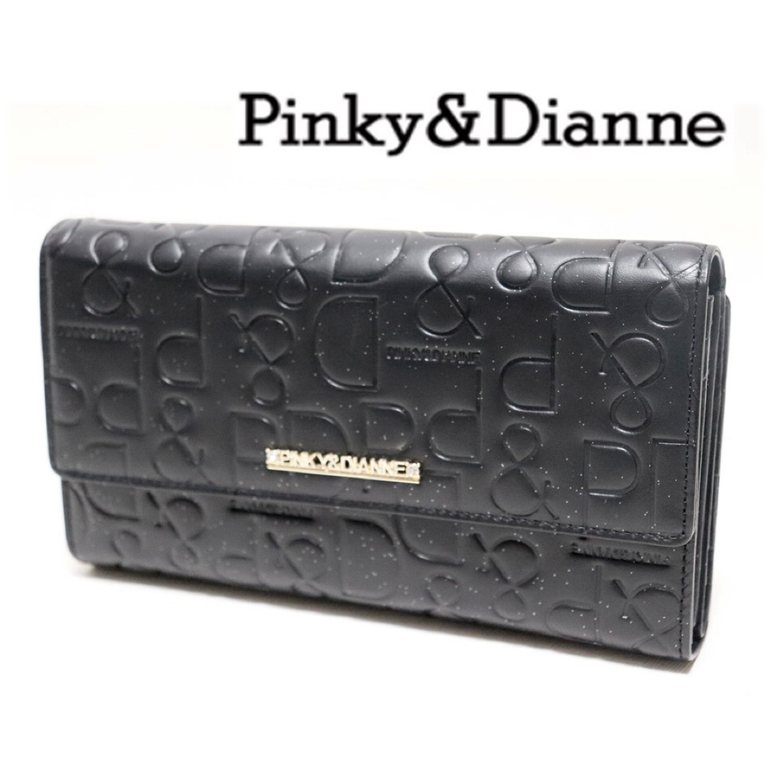 ピンキー&ダイアン》新品 ポケット多数 P&Dロゴ型押し レザー ピンキー&ダイアン》新品 ポケット多数 P&Dロゴ型押し レザー