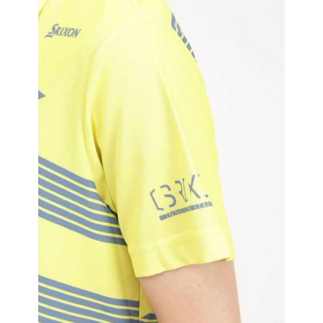 Srixon(スリクソン)の送料無料 新品 SRIXON ゴルフ アイスタッチ変形ボーダープリントシャツXL スポーツ/アウトドアのゴルフ(ウエア)の商品写真