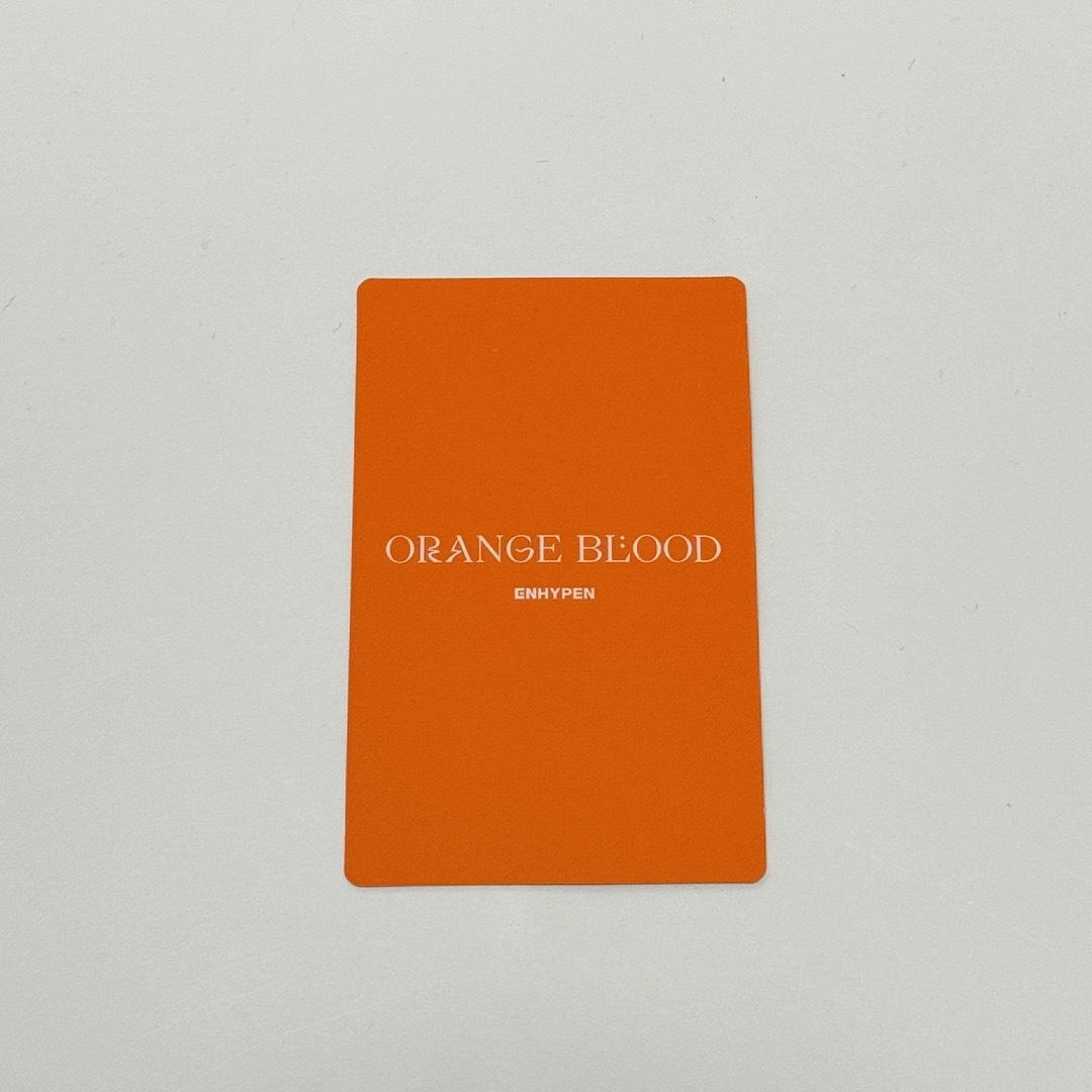 ENHYPEN(エンハイプン)のENHYPEN ORANGE BLOOD ENGENE ジェイク トレカ エンタメ/ホビーのCD(K-POP/アジア)の商品写真