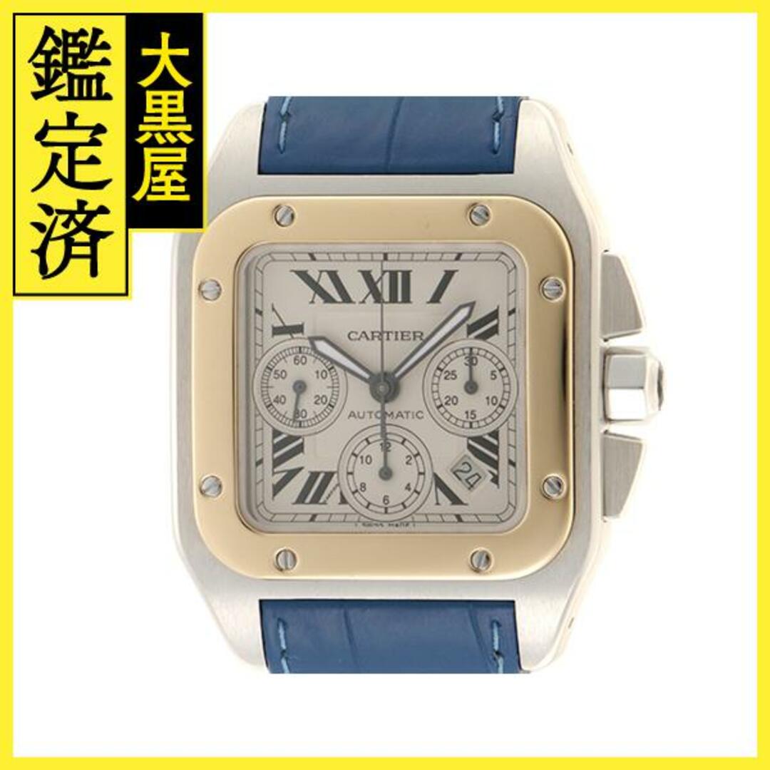Cartier(カルティエ)のカルティエ　サントス100クロノ　W20091X7　クロノグラフ【200】C メンズの時計(腕時計(アナログ))の商品写真