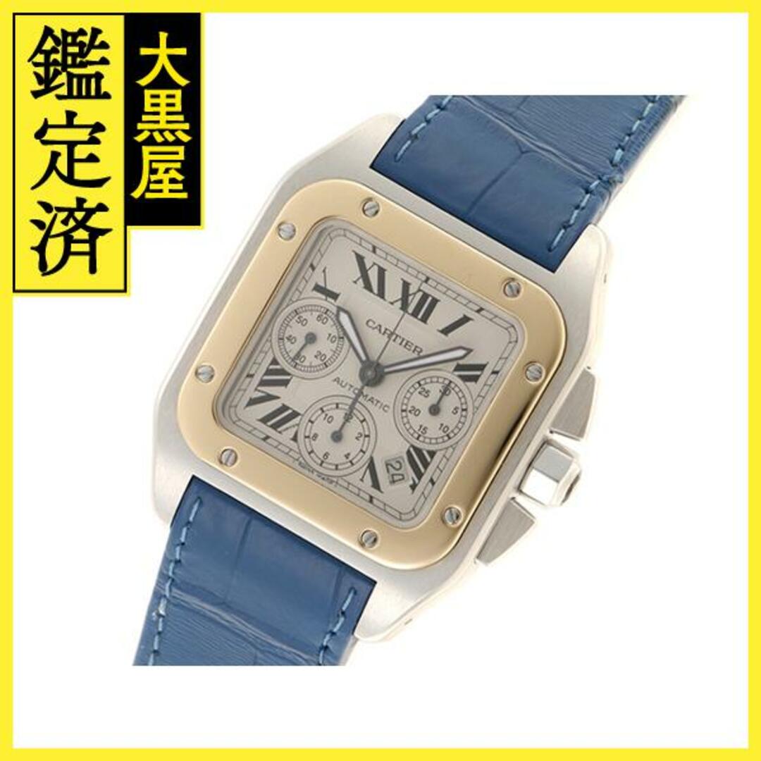 Cartier(カルティエ)のカルティエ　サントス100クロノ　W20091X7　クロノグラフ【200】C メンズの時計(腕時計(アナログ))の商品写真