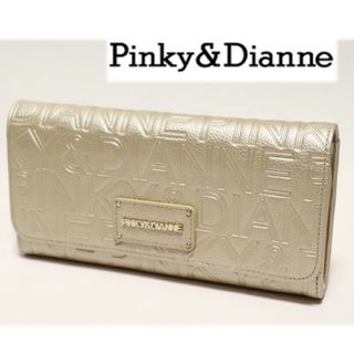 ピンキーアンドダイアン(Pinky&Dianne)の《ピンキー＆ダイアン》新品 ポケット多数 P&Dロゴ型押しレザー かぶせ式長財布(財布)