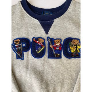 ラルフローレン(Ralph Lauren)のポロベア　トレーナー　スウェット　ラルフローレン　グレー　120(Tシャツ/カットソー)