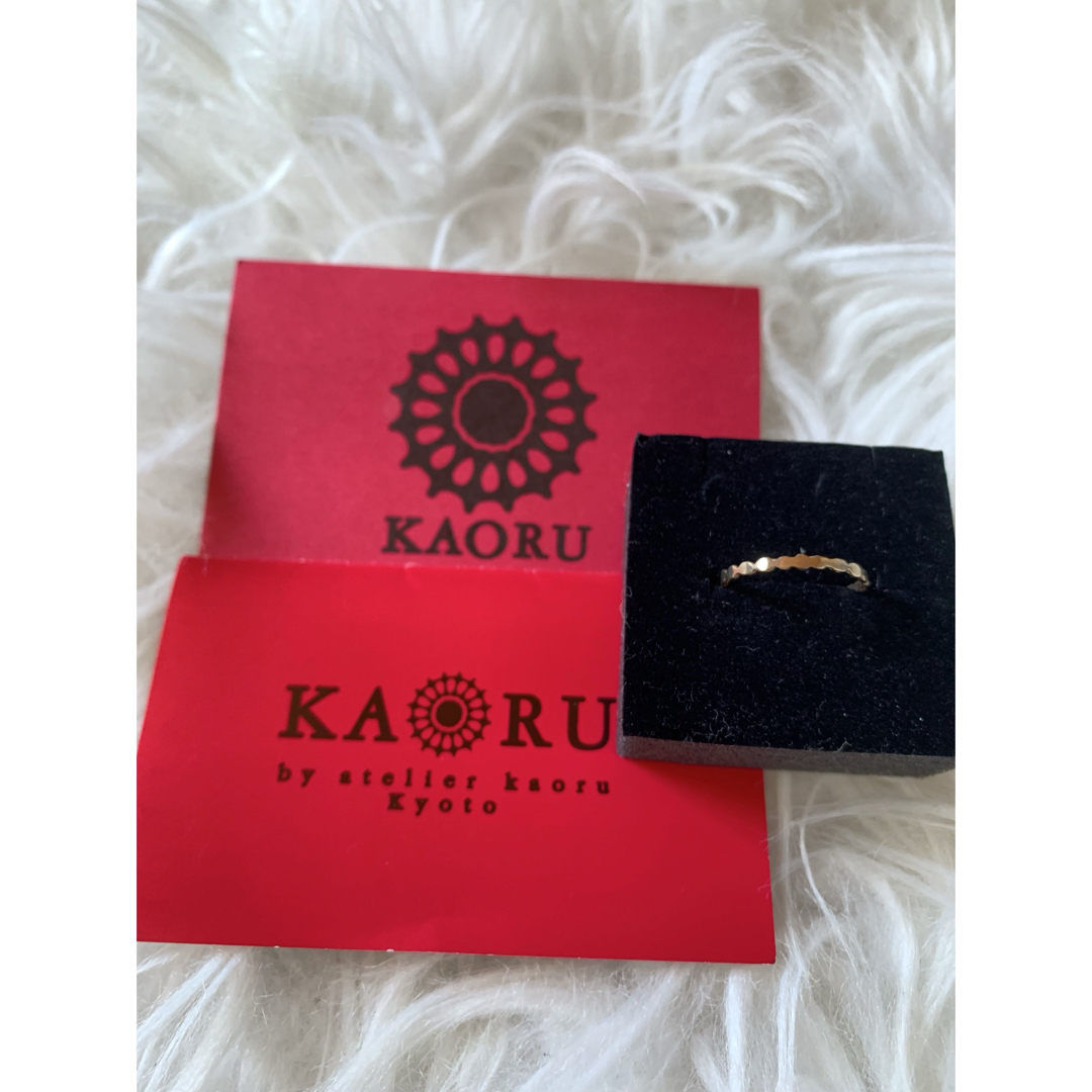 KAORU(カオル)の極美品　KAORU フラットポンデリング　K10  #11 レディースのアクセサリー(リング(指輪))の商品写真