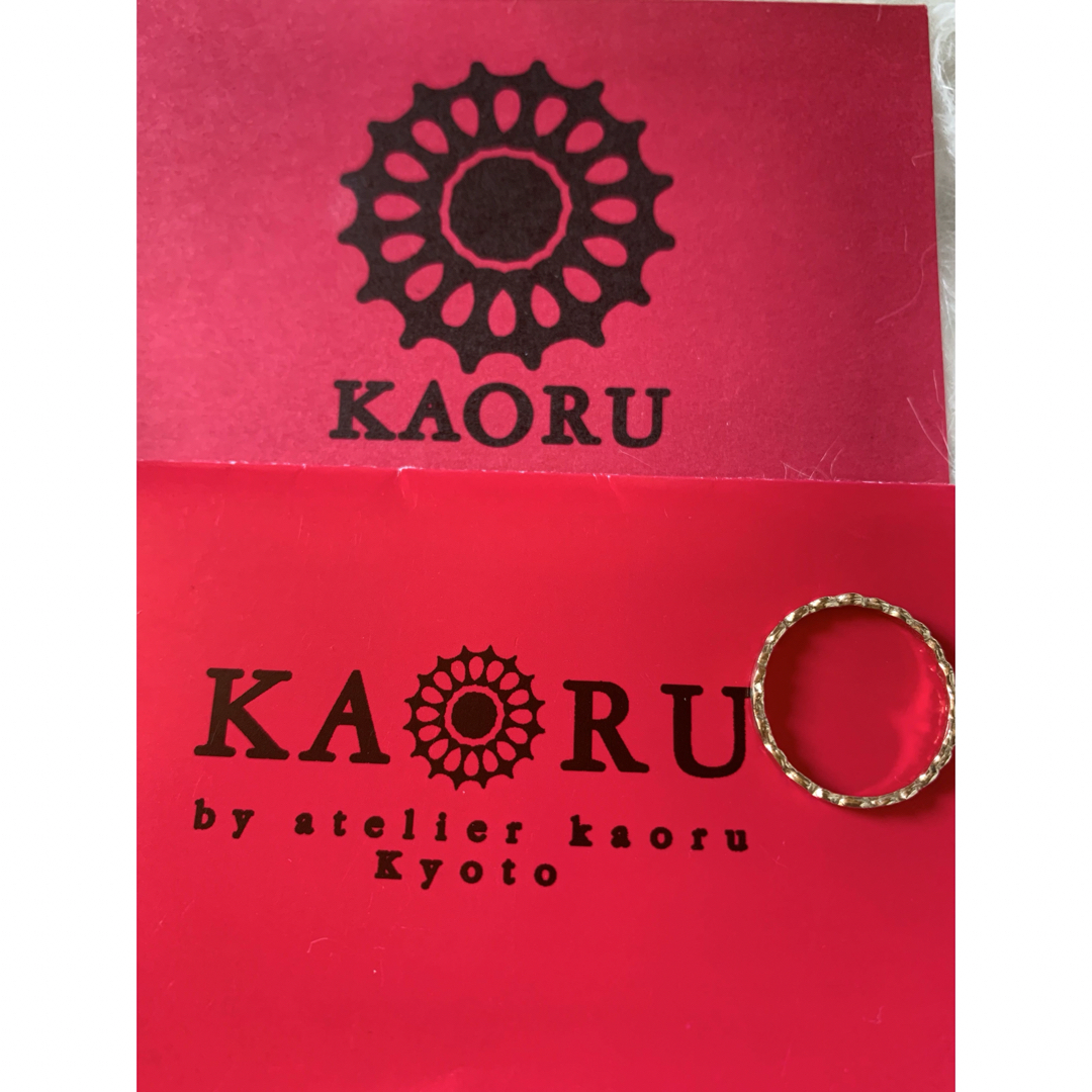 KAORU(カオル)の極美品　KAORU フラットポンデリング　K10  #11 レディースのアクセサリー(リング(指輪))の商品写真