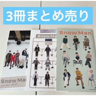 スノーマン(Snow Man)のSnowMan 会報 3冊まとめ売り No.8 12 16(アイドルグッズ)