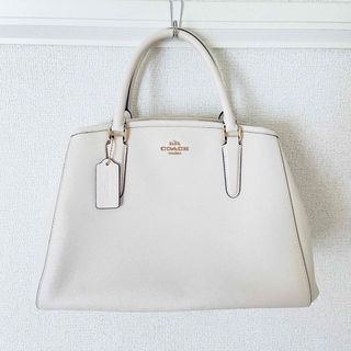 コーチ(COACH)の【コーチ】2WAY ホワイト ハンドバッグ/ショルダーバッグ 春夏(ハンドバッグ)