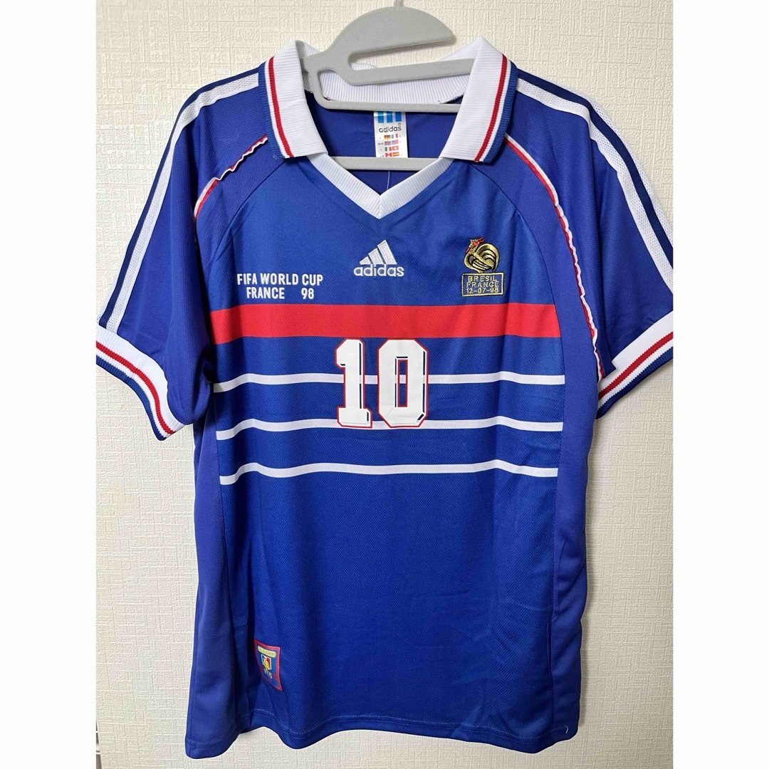 ワールドカップ フランス代表(ジダン)サッカーユニフォーム - ウェア ワールドカップ フランス代表(ジダン)サッカーユニフォーム - ウェア