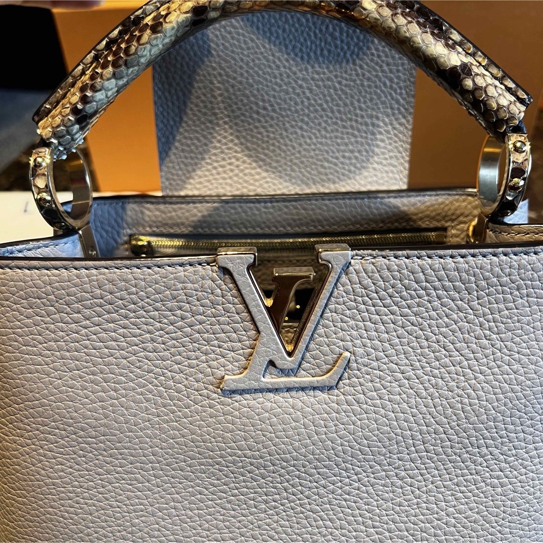 LOUIS VUITTON(ルイヴィトン)のLOUIS VUITTON カプシーヌBB ガレ×パイソン レディースのバッグ(ハンドバッグ)の商品写真