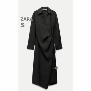 ザラ(ZARA)のZARA　ザラ　ラップスカート　ワンピース　S　7号　9号(ロングワンピース/マキシワンピース)