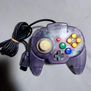 ニンテンドウ64(NINTENDO 64)のニンテンドー64 ホリパッドミニ パープル(家庭用ゲーム機本体)