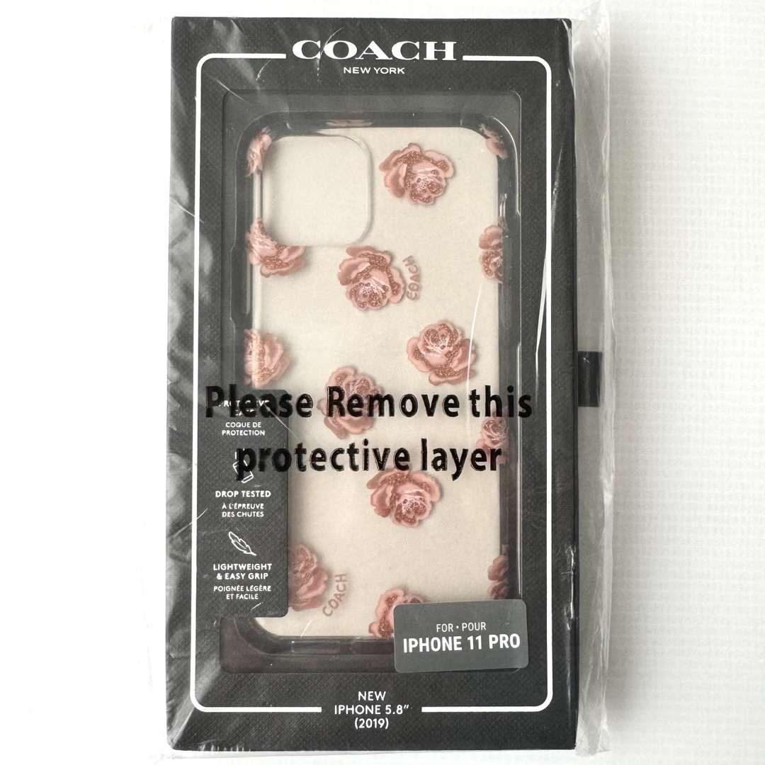 COACH(コーチ)のCOACH コーチ iPhone 11 pro ケース  ドリーミーピオニー  スマホ/家電/カメラのスマホアクセサリー(iPhoneケース)の商品写真